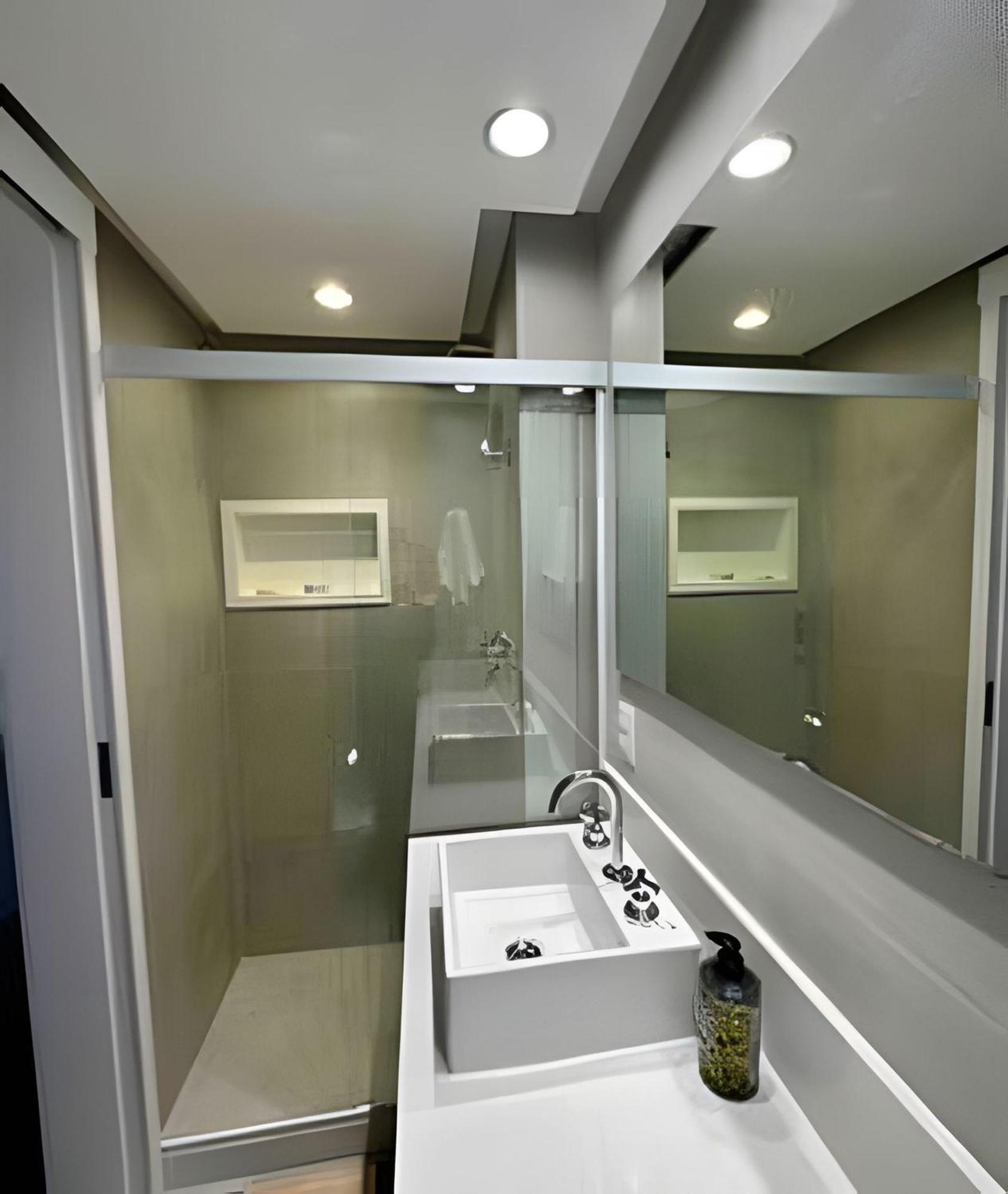 公寓 Sao Conrado 2 Quartos Quadra E Shopping